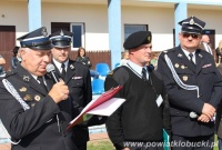 Przemówienie przedstawicieli straży do zawodników