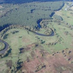 Zdjęcie przedstawia zakola Liswarty